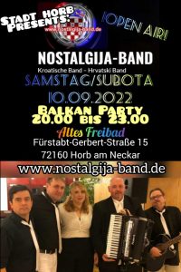 Nostalgija Band spielt in der Heimatstadt Horb am Neckar