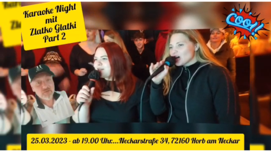 Karaoke Nacht am 25.03.2023